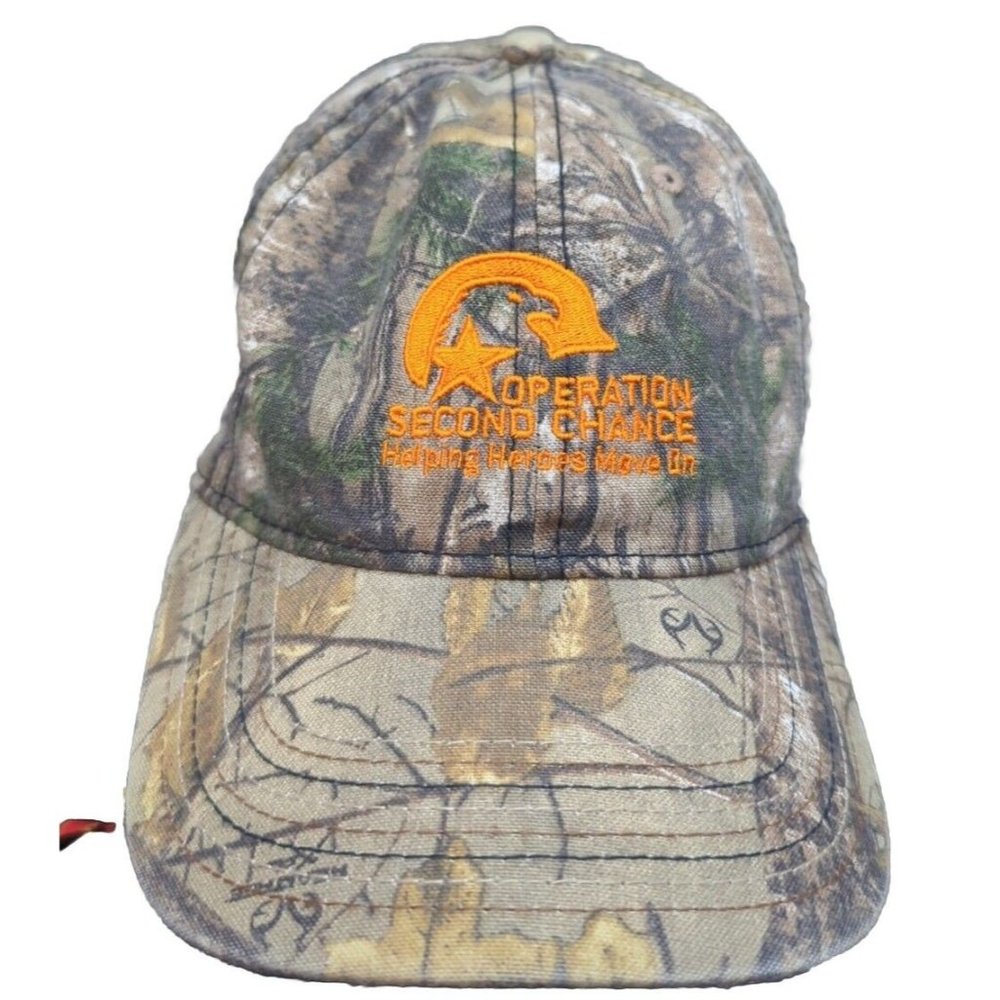 New with tags Realtree Camo "Operation Second Chance" Trucker Hat Adjustable